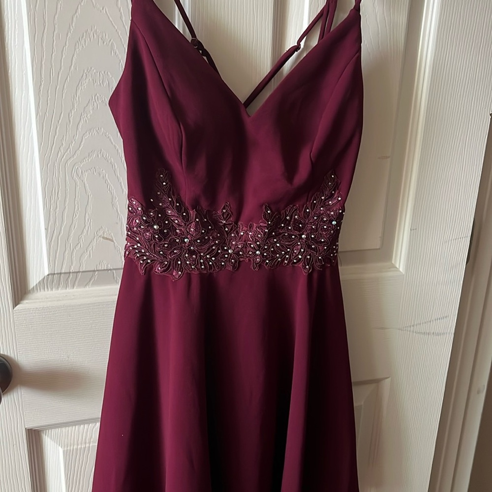 Burgundy dress from Macys